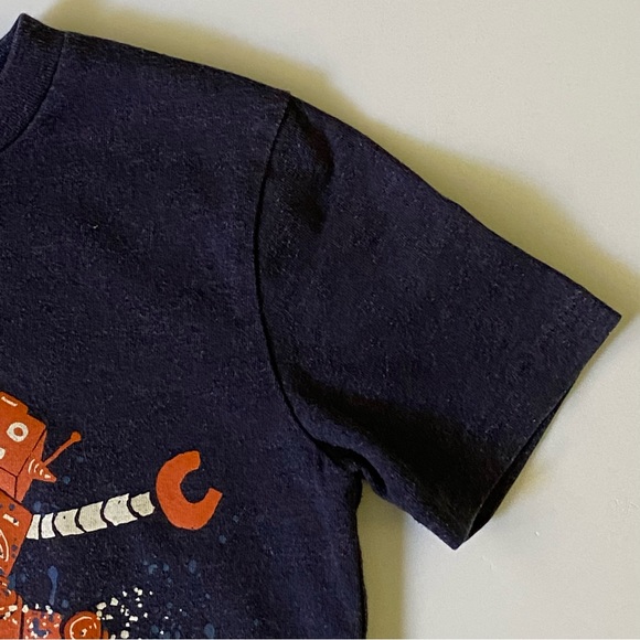 Gap Shirt Size 2T Boys Robot Space Surfing T Top Blue Short Sleeved Gapkids - Picture 7 of 12
